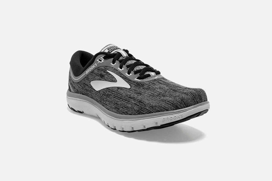 Brooks Running Shoes - Pureflow 7 Road Womens - Grey - WVU-470613